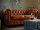 Sofa Chesterfield 2-Sitzer Echtleder vintage cracker