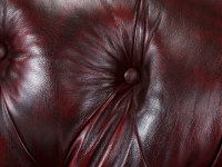 Sofa Chesterfield Hereford 2-Sitzer Echtleder rot
