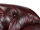 Sofa Chesterfield Hereford 2-Sitzer Echtleder rot