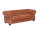 Sofa Chesterfield 3-Sitzer Echtleder vintage cracker