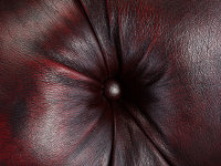 Sessel Chesterfield Hereford Echtleder rot