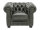 Sessel Chesterfield Echtleder gr&uuml;n