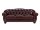 Sofa Chesterfield Hereford 3-Sitzer Echtleder rot