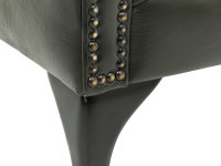Ohrensessel Chesterfield Pittsfield Echtleder gr&uuml;n