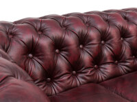 Sofa Chesterfield 6-Sitzer antik rot