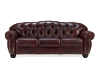 Garnitur1+2+3 Chesterfield Hereford antik rot