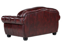 Garnitur1+2+3 Chesterfield Hereford antik rot