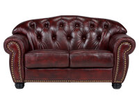 Garnitur1+2+3 Chesterfield Hereford antik rot
