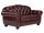 Garnitur1+2+3 Chesterfield Hereford antik rot