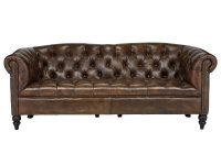 Sofa Chesterfield Shelford 3-Sitzer antik braun