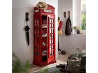Telefonzelle London Regal rot