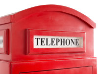 Telefonzelle London Regal rot