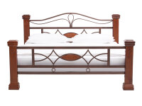 Bett Byzanz 180x200 braun