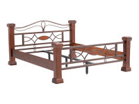 Bett Byzanz 180x200 braun