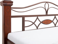 Bett Byzanz 180x200 braun