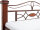 Bett Byzanz 180x200 braun