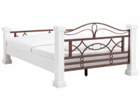 Bett Byzanz 200x200 wei&szlig;