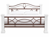 Bett Byzanz 200x200 wei&szlig;