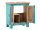 Waschbeckenunterschrank Santa Cruz blau