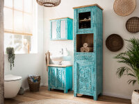 Spiegelschrank Santa Cruz blau