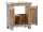 Waschbeckenunterschrank Santa Cruz grau