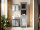 Hochschrank Santa Cruz grau
