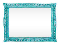 Spiegel Santa Cruz blau 80x60