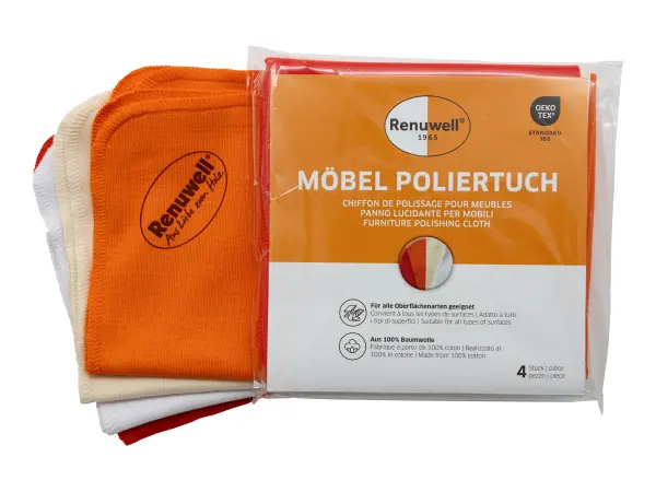 Renuwell M&ouml;bel Poliertuch 4 Stk.