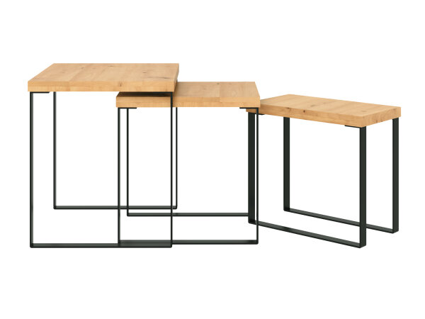Couchtisch 3er Sydney Wildeiche