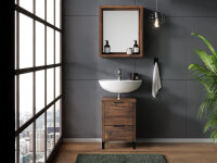 Spiegel Sydney 56x65 Pinie dunkel