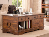 Couchtisch Truhe Merlow 110x60 Akazie