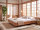 Bett Saipan 180x200 Akazie