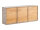 TV-Sideboard Kala Akazie grau