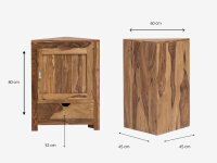 Eckbadset 2tlg. Laros Akazie