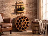 Weinregal Barrel