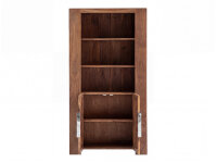 B&uuml;cherschrank Osbon silber Akazie