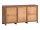 Sideboard Osbon Akazie - Metallgriffe Silber