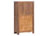 Bar Highboard Osbon Akazie - Metallgriffe Silber