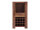 Bar Highboard Osbon Akazie - Metallgriffe Silber