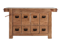 Waschtisch Otago 150cm - Massivholz Pinie
