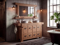 Waschtisch Otago 150cm - Massivholz Pinie