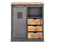 Highboard Ripon Metall-Holz-Mix