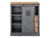 Highboard Ripon Metall-Holz-Mix
