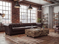 Sofa Chesterfield 6-Sitzer antik braun