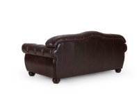 Sofa Chesterfield Hereford 3-Sitzer Echtleder braun