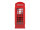Barschrank Telefonzelle Rot