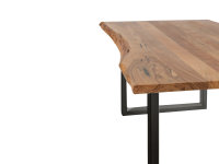 Esstisch Bullwer Akazie schwarz 170x90 cm